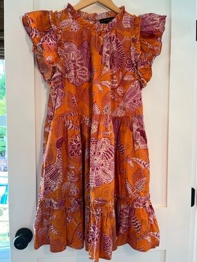 House of Harlow 1960 Floral Ruffle Dress